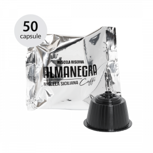 50 Capsule Almanegra compatibili Nescafè® Dolce Gusto® - Miscela Siciliana Riserva