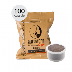 100 Capsule Almanegra compatibili Essse® - Miscela Siciliana Riserva